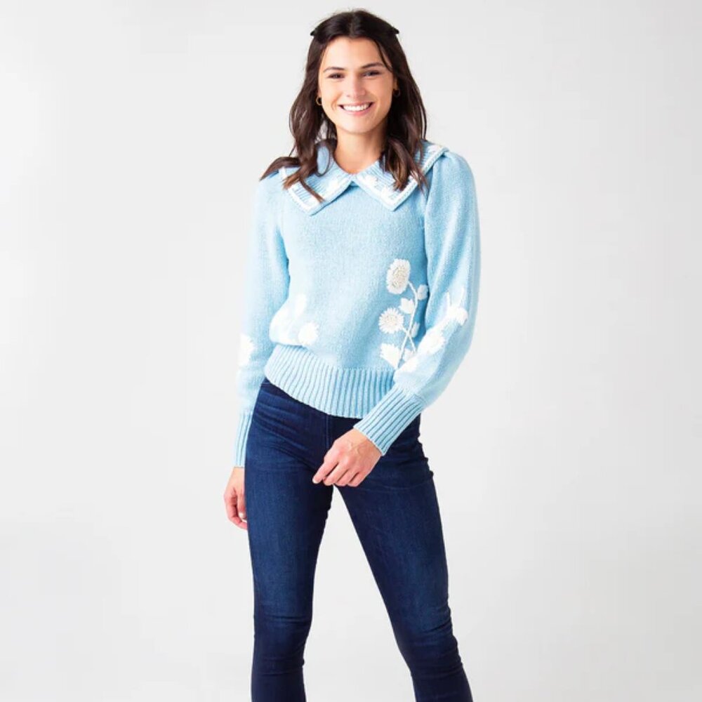 Loveshackfancy Union Collared Pullover Sweater - image 5